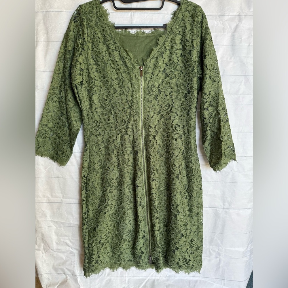 Diane Von Furstenberg Zarita Lace Dress size 10 - Picture 3 of 15